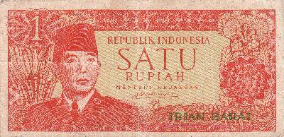 Beschrijving voorzijde: SUKARNO